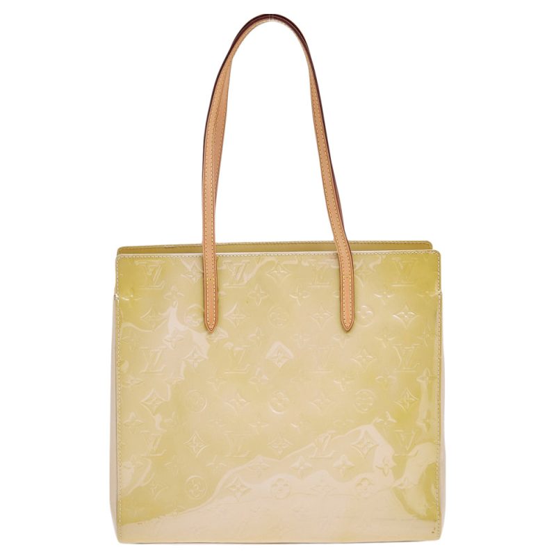 Louis Vuitton Blanc Corail Monogram Vernis Catalina EW Bag - Logoexplore