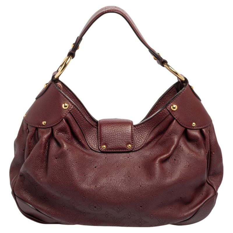 Louis Vuitton Bordeaux Monogram Mahina Leather Solar PM Bag - Logoexplore - Image 4