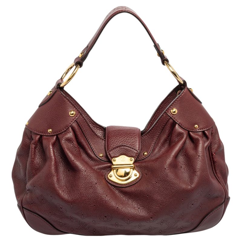 Louis Vuitton Bordeaux Monogram Mahina Leather Solar PM Bag - Logoexplore