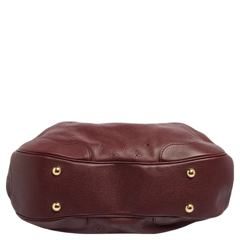 Louis Vuitton Bordeaux Monogram Mahina Leather Solar PM Bag - Logoexplore - Image 7