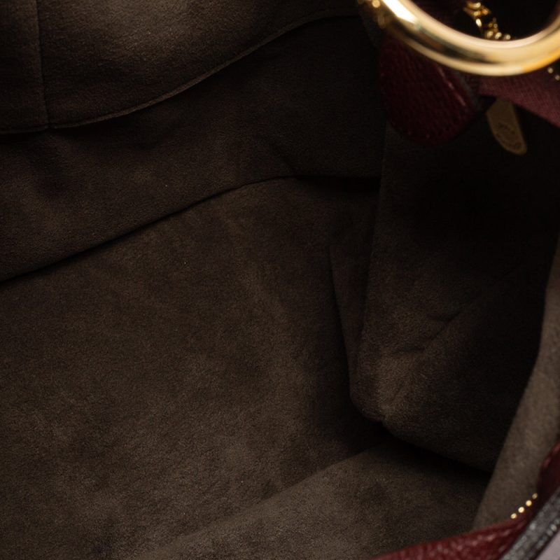 Louis Vuitton Bordeaux Monogram Mahina Leather Solar PM Bag - Logoexplore - Image 8
