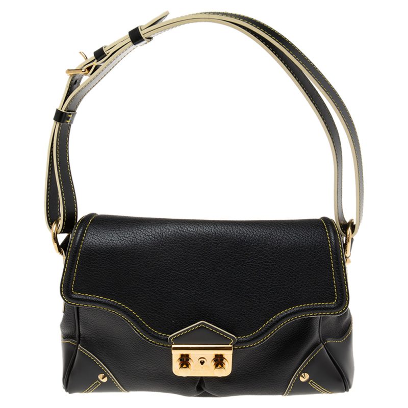 Louis Vuitton Black Suhali Leather L'Absolu de Voyage Bag - Logoexplore