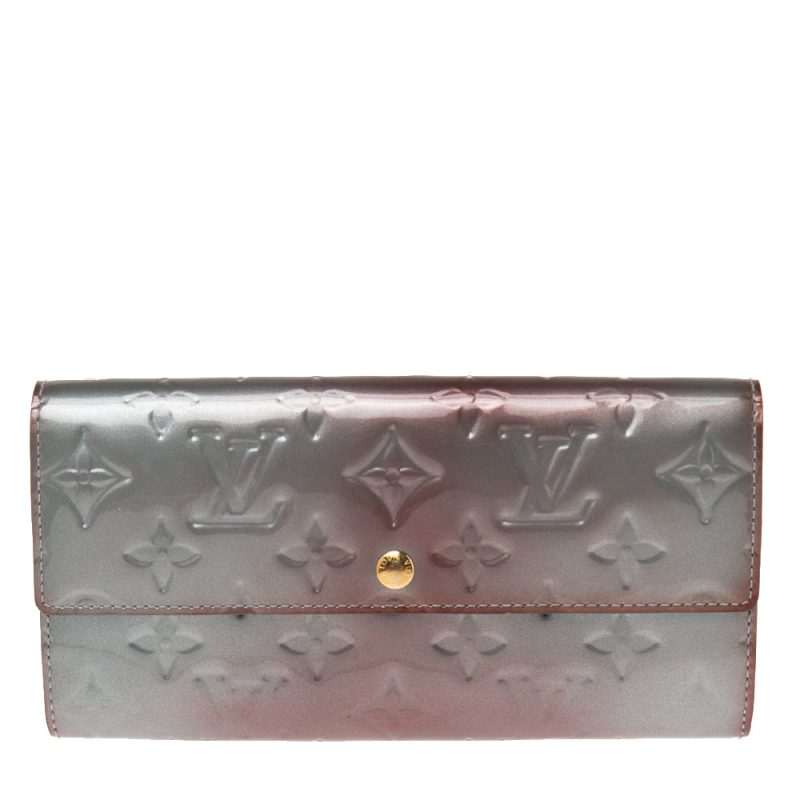 Louis Vuitton Givre Monogram Vernis Sarah Wallet - Logoexplore