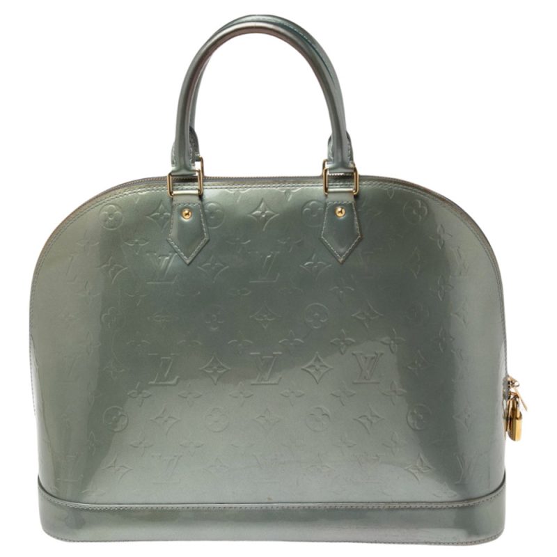 Louis Vuitton Givre Monogram Vernis Alma GM Bag - Logoexplore - Image 4