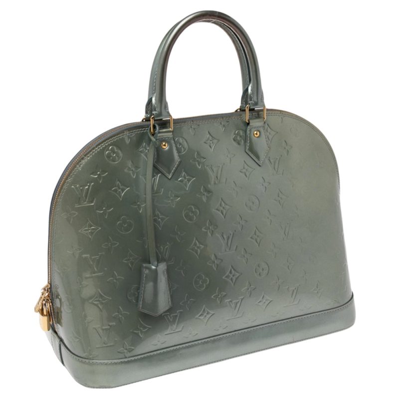 Louis Vuitton Givre Monogram Vernis Alma GM Bag - Logoexplore - Image 3