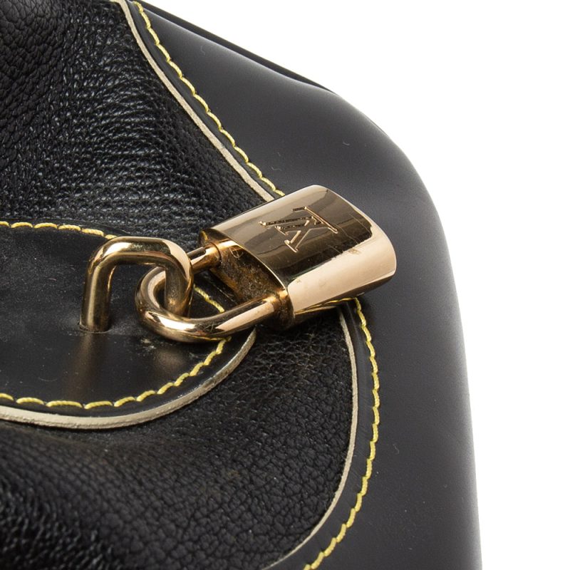 Louis Vuitton Black Suhali Leather Le Radieux Bag - Logoexplore - Image 6
