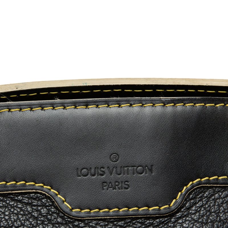 Louis Vuitton Black Suhali Leather Le Radieux Bag - Logoexplore - Image 5