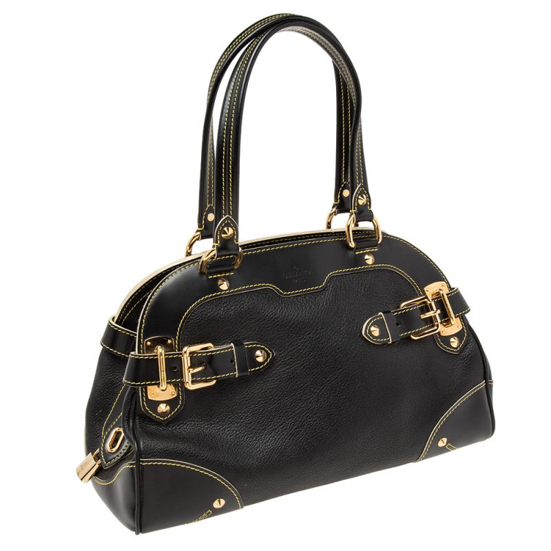 Louis Vuitton Black Suhali Leather Le Radieux Bag - Logoexplore - Image 3