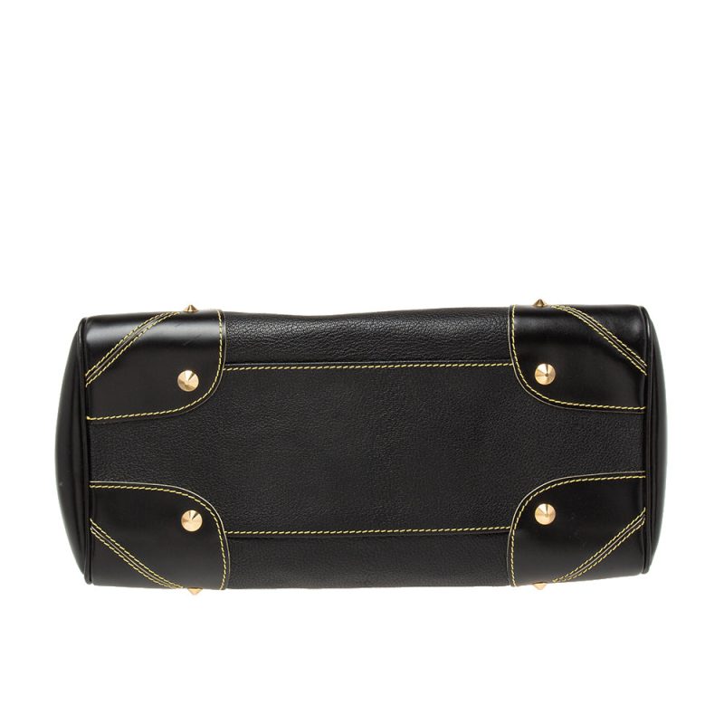 Louis Vuitton Black Suhali Leather Le Radieux Bag - Logoexplore - Image 7