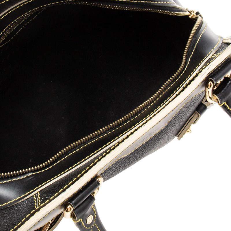 Louis Vuitton Black Suhali Leather Le Radieux Bag - Logoexplore - Image 8