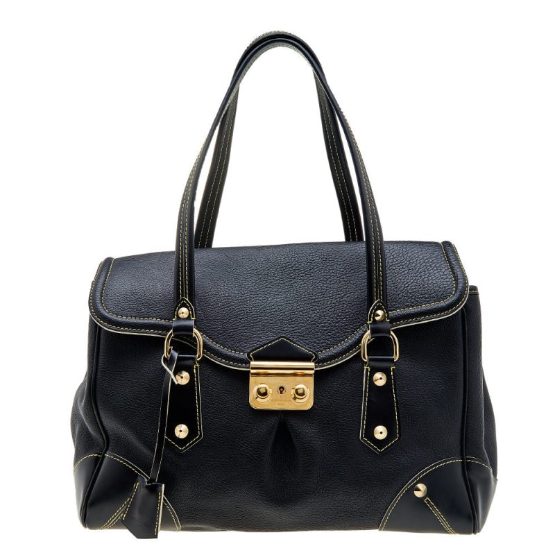 Louis Vuitton Black Suhali Leather L'Absolu De Voyage Bag - Logoexplore