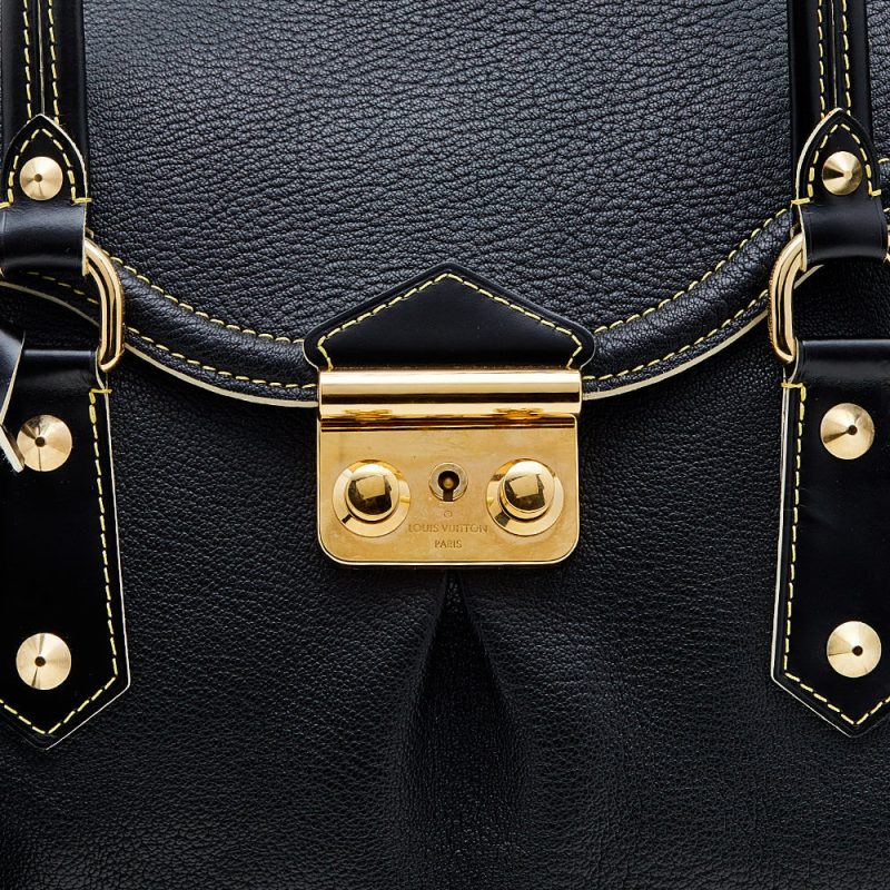 Louis Vuitton Black Suhali Leather L'Absolu De Voyage Bag - Logoexplore - Image 5