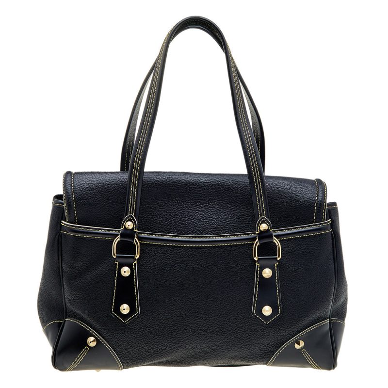 Louis Vuitton Black Suhali Leather L'Absolu De Voyage Bag - Logoexplore - Image 4