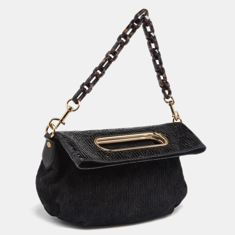Louis Vuitton Black Monogram Limited Edition Motard Before Dark Clutch - Logoexplore - Image 3