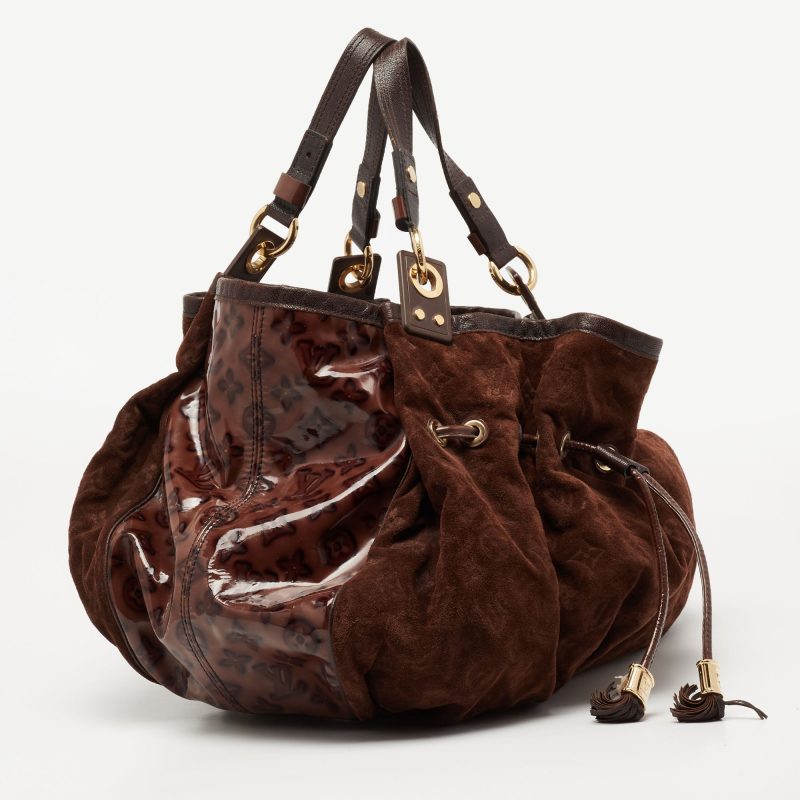 Louis Vuitton Espresso Monogram Suede Limited Edition Irene Bag - Logoexplore - Image 3