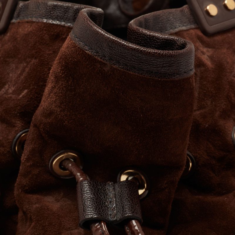 Louis Vuitton Espresso Monogram Suede Limited Edition Irene Bag - Logoexplore - Image 5