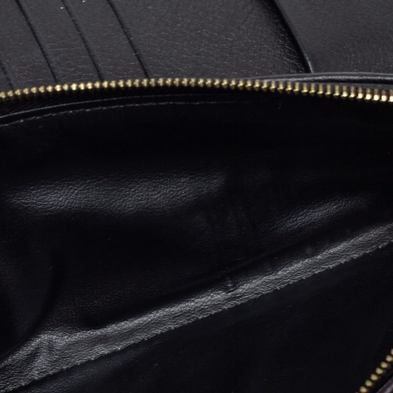 Louis Vuitton Black Monogram Mahina Leather Amelia Wallet - Logoexplore - Image 8