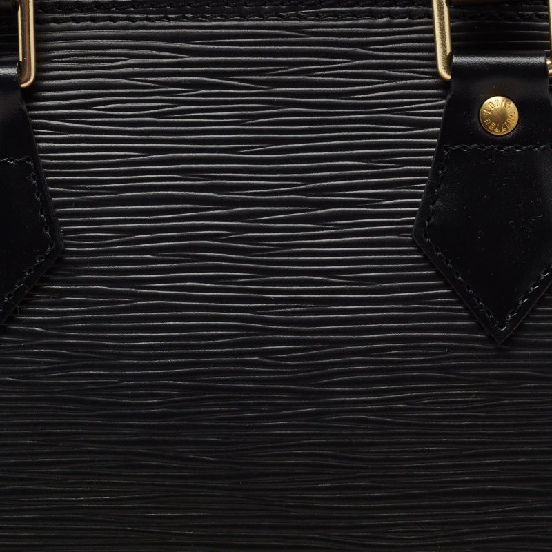 Louis Vuitton Black Epi Leather Alma PM Bag - Logoexplore - Image 5