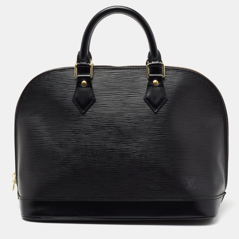 Louis Vuitton Black Epi Leather Alma PM Bag - Logoexplore