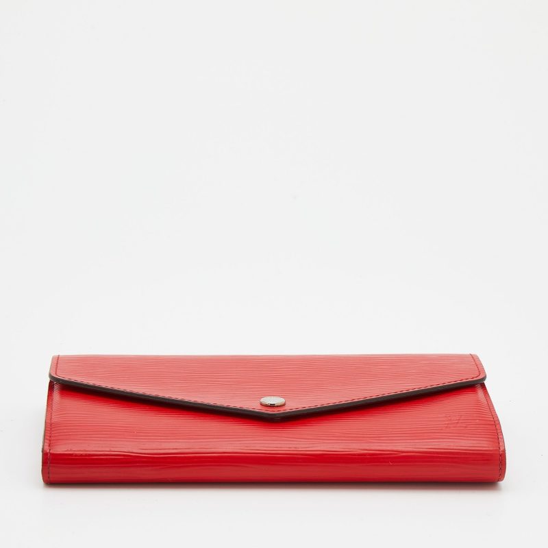 Louis Vuitton Coquelicot Epi Leather Sarah Wallet - Logoexplore - Image 6