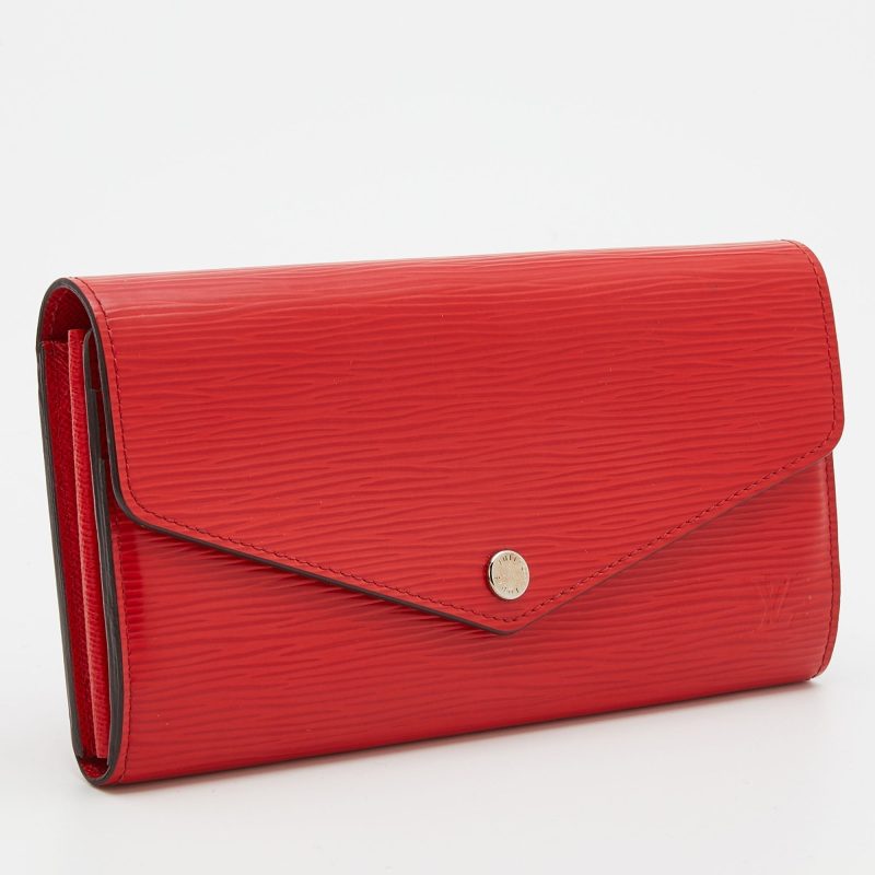 Louis Vuitton Coquelicot Epi Leather Sarah Wallet - Logoexplore - Image 3