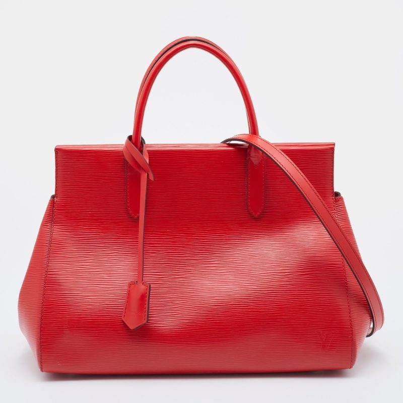 Louis Vuitton Coquelicot Epi Leather Marly MM Bag - Logoexplore