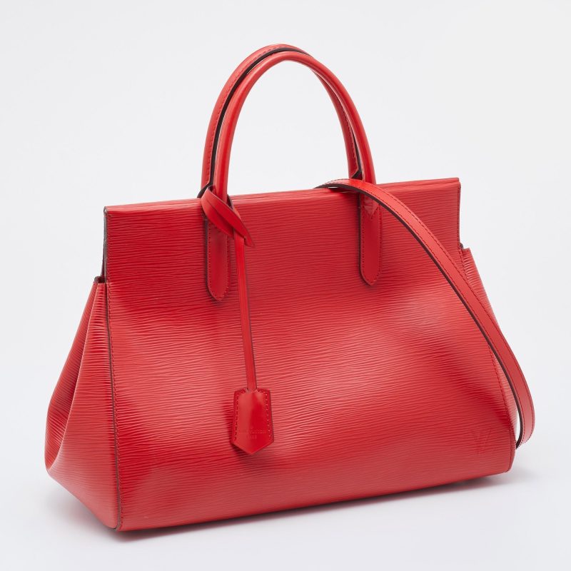 Louis Vuitton Coquelicot Epi Leather Marly MM Bag - Logoexplore - Image 3
