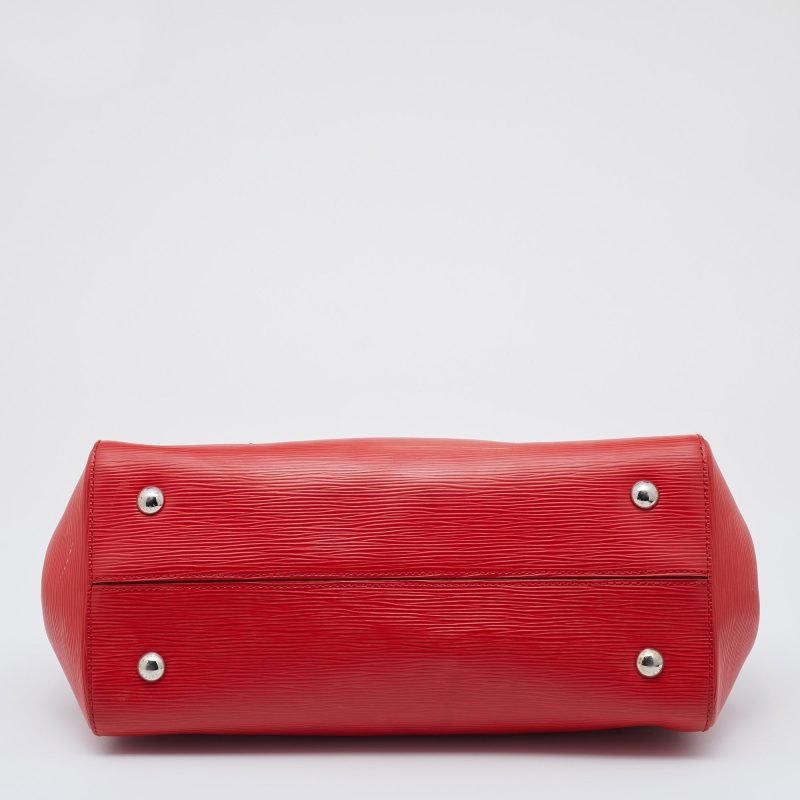 Louis Vuitton Coquelicot Epi Leather Marly MM Bag - Logoexplore - Image 8