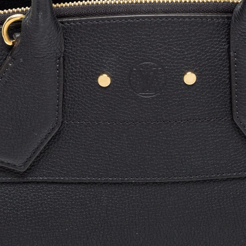 Louis Vuitton Black Leather City Steamer MM Bag - Logoexplore - Image 6