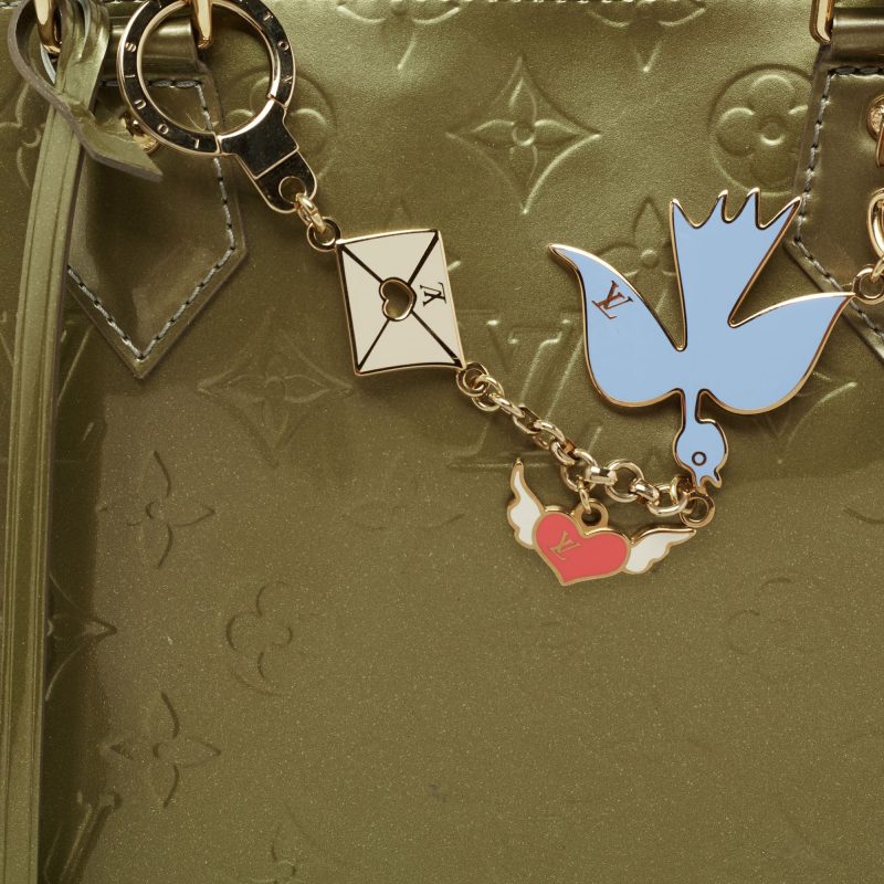 Louis Vuitton Gris Art Deco Monogram Vernis Alma GM Bag - Logoexplore - Image 5