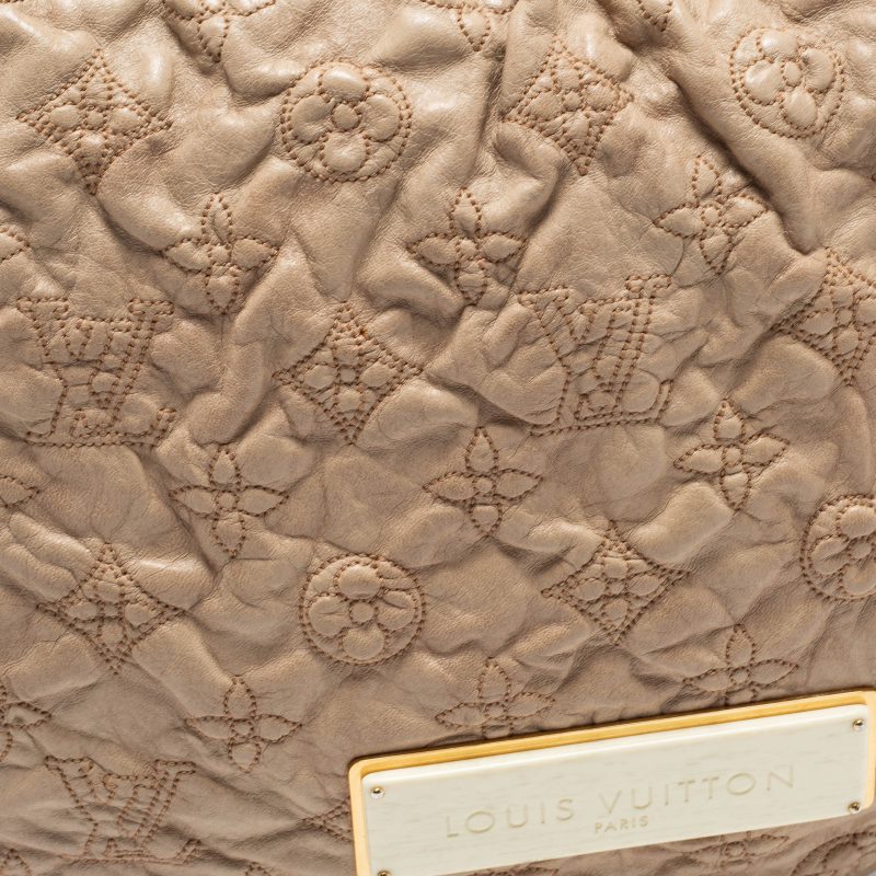 Louis Vuitton Ecru Monogram Leather Limited Edition Olympe Nimbus GM Bag - Logoexplore - Image 6