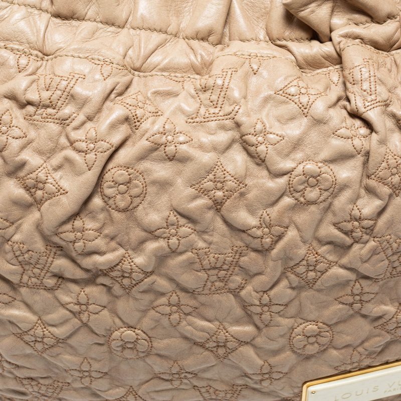 Louis Vuitton Ecru Monogram Leather Limited Edition Olympe Nimbus GM Bag - Logoexplore - Image 5