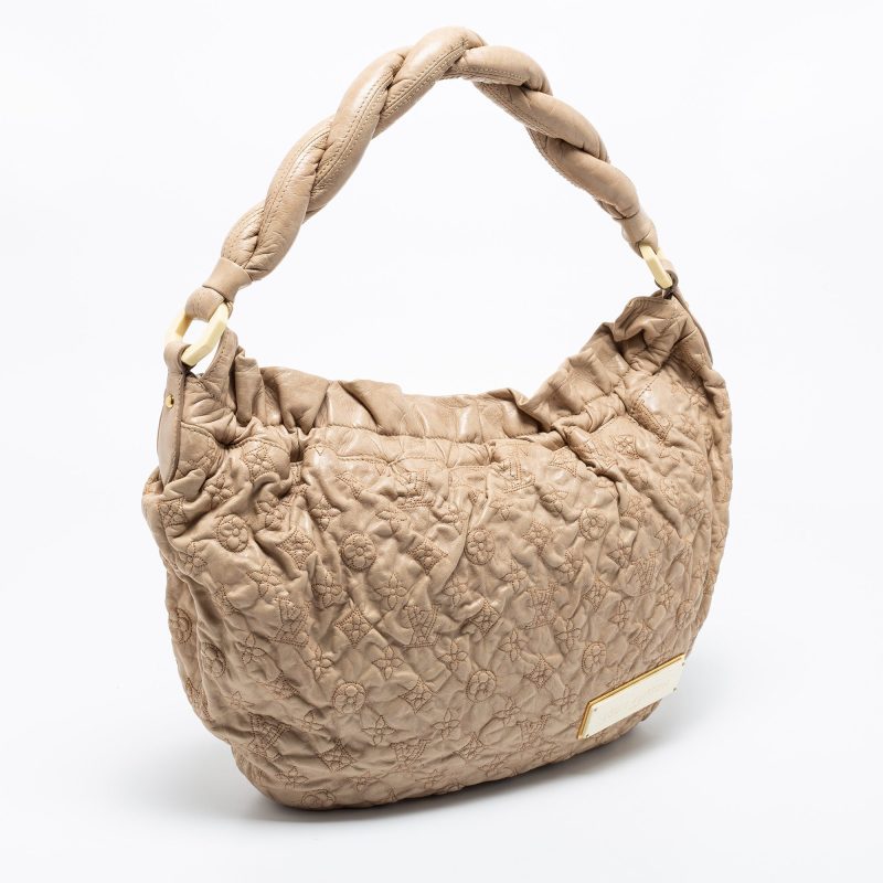 Louis Vuitton Ecru Monogram Leather Limited Edition Olympe Nimbus GM Bag - Logoexplore - Image 3
