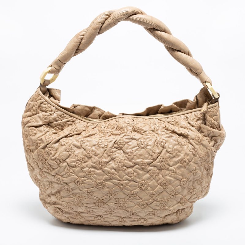 Louis Vuitton Ecru Monogram Leather Limited Edition Olympe Nimbus GM Bag - Logoexplore - Image 4