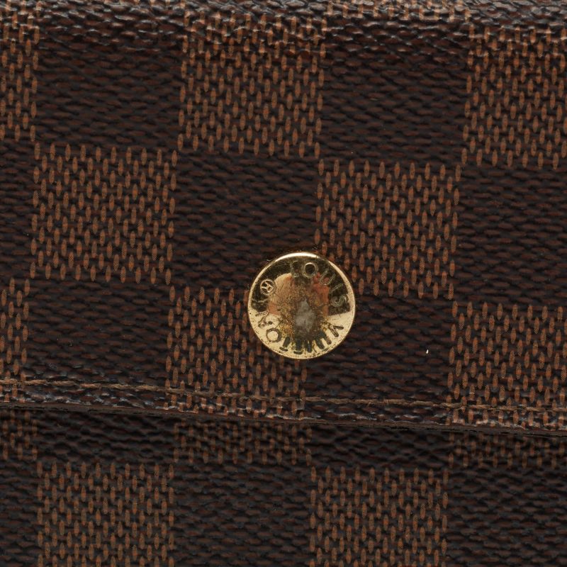 Louis Vuitton Damier Ebene Canvas Alexandra Wallet - Logoexplore - Image 6