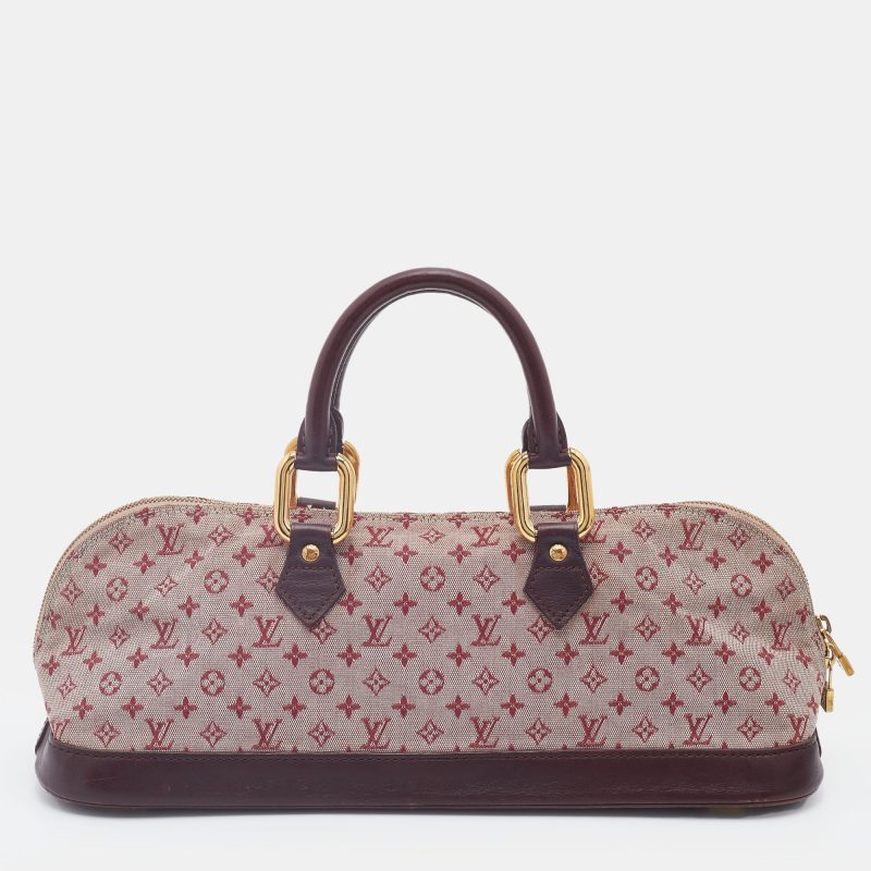 Louis Vuitton Cherry Monogram Mini Lin Horizontal Alma Bag - Logoexplore - Image 4