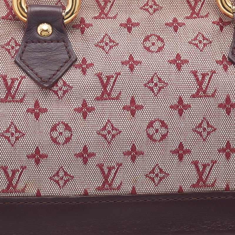 Louis Vuitton Cherry Monogram Mini Lin Horizontal Alma Bag - Logoexplore - Image 5