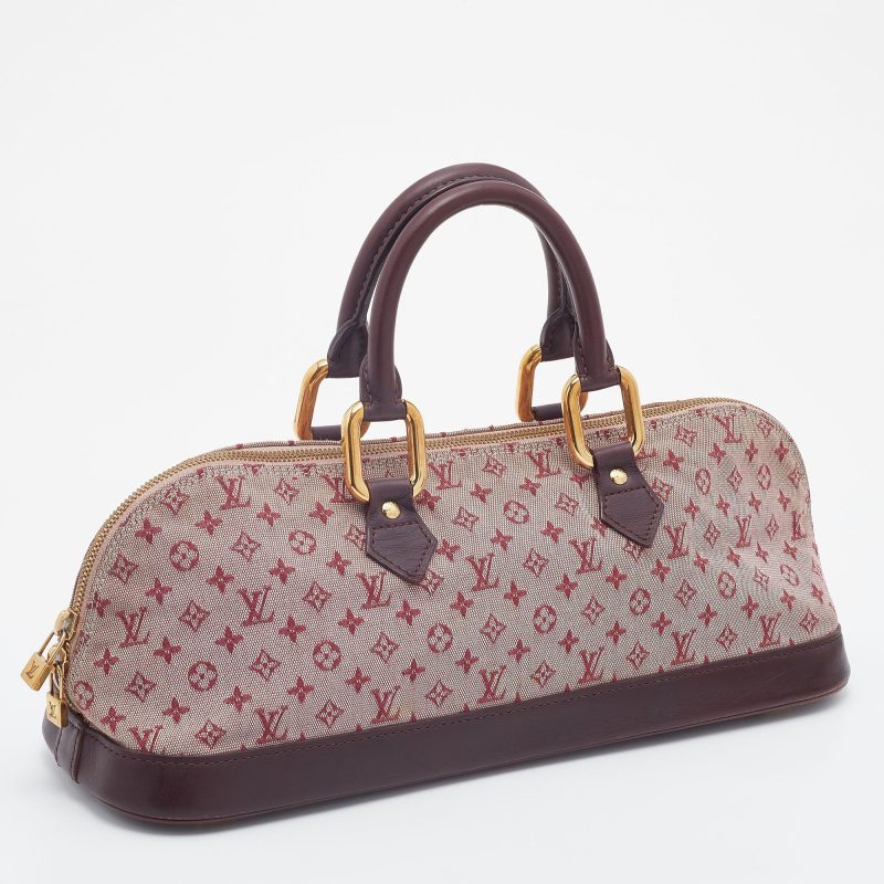 Louis Vuitton Cherry Monogram Mini Lin Horizontal Alma Bag - Logoexplore - Image 3
