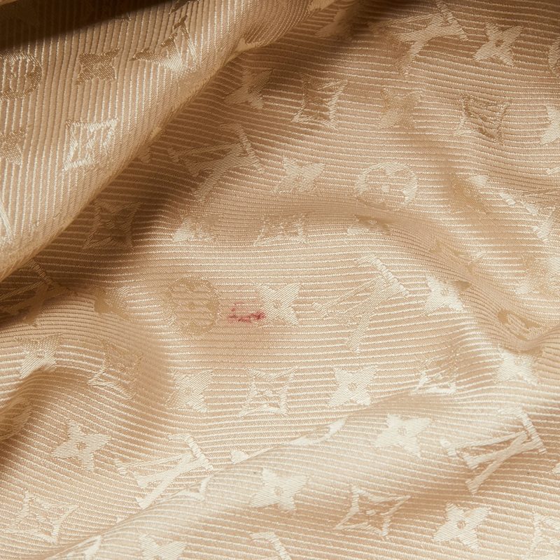 Louis Vuitton Cream Canvas Polka Dot Panama Bowly Bag - Logoexplore - Image 8