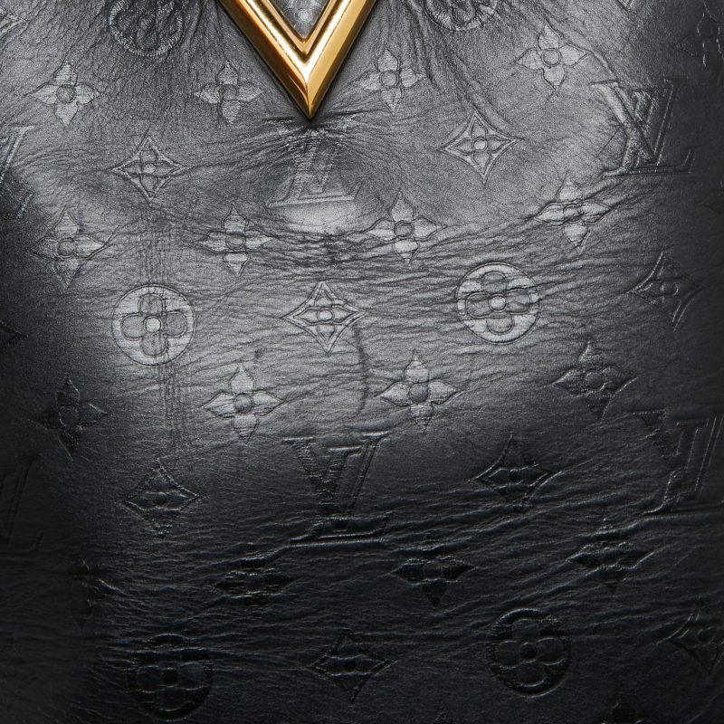 Louis Vuitton Black Monogram Leather Very  Hobo Bag - Logoexplore - Image 5