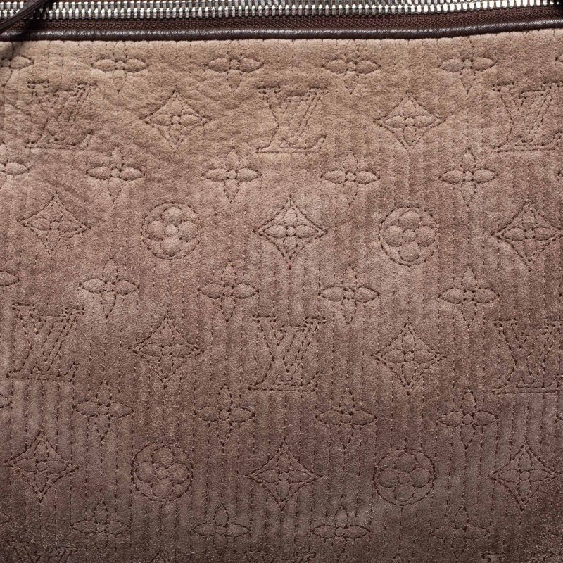 Louis Vuitton Brown Monogram Antheia Suede Ixia PM Bag - Logoexplore - Image 5