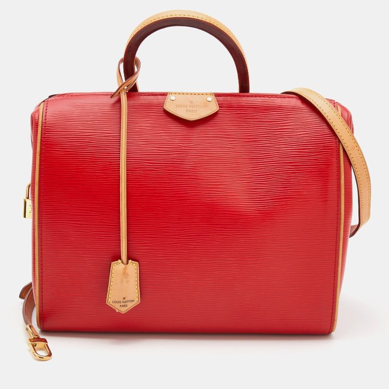 Louis Vuitton Coquelicot Epi Leather Doc PM Bag - Logoexplore