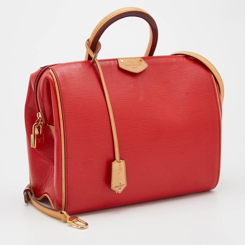 Louis Vuitton Coquelicot Epi Leather Doc PM Bag - Logoexplore - Image 3