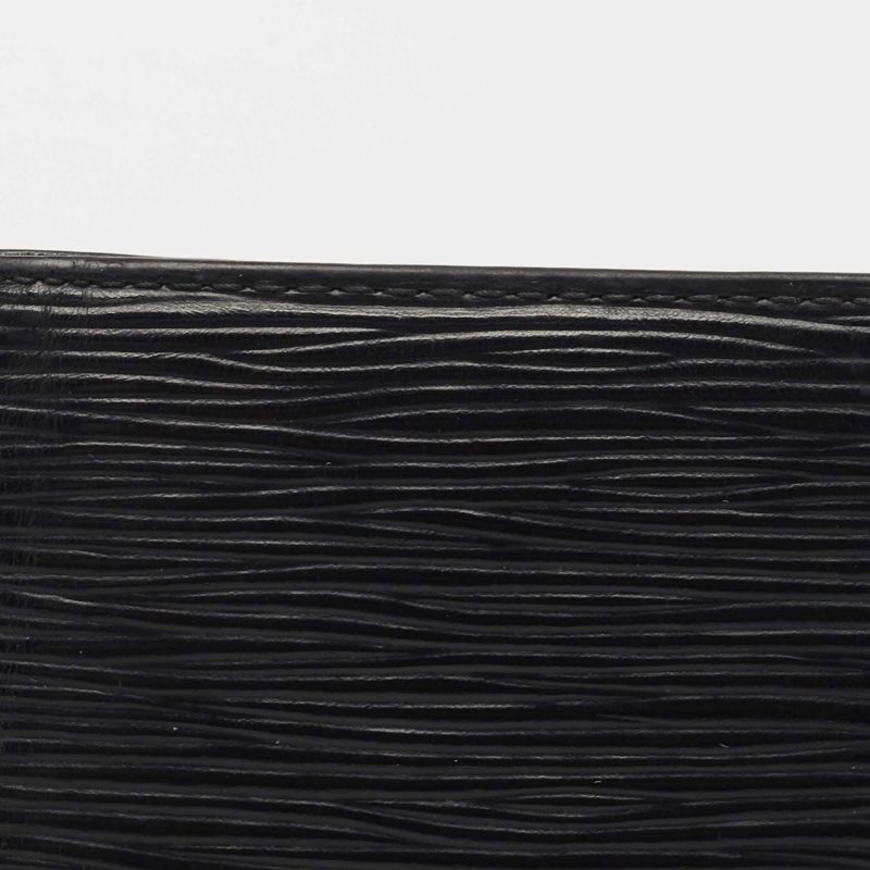 LOUIS VUITTON Black Epi Leather Bifold Long Wallet - Logoexplore - Image 6