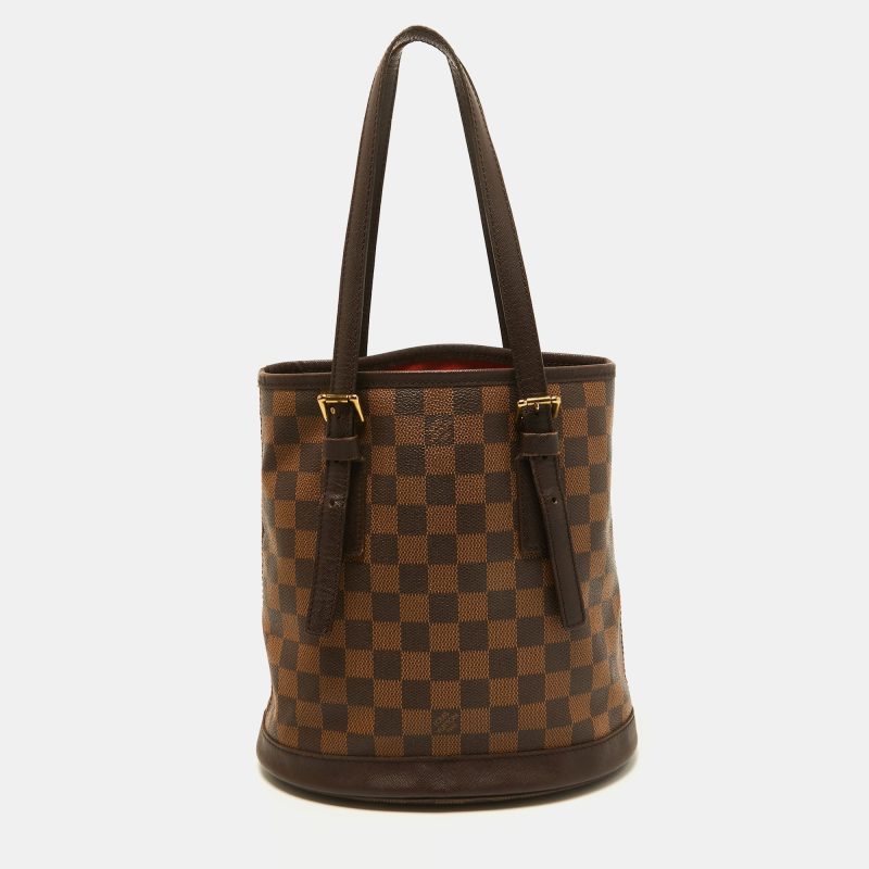 Louis Vuitton Damier Ebene Canvas Marais Bucket Bag - Logoexplore - Image 4