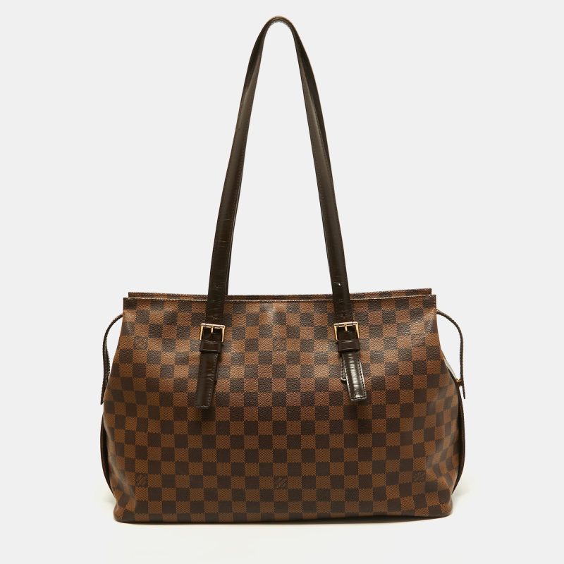 Louis Vuitton Damier Ebene Canvas Chelsea Bag - Logoexplore