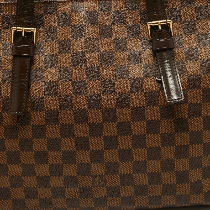 Louis Vuitton Damier Ebene Canvas Chelsea Bag - Logoexplore - Image 5