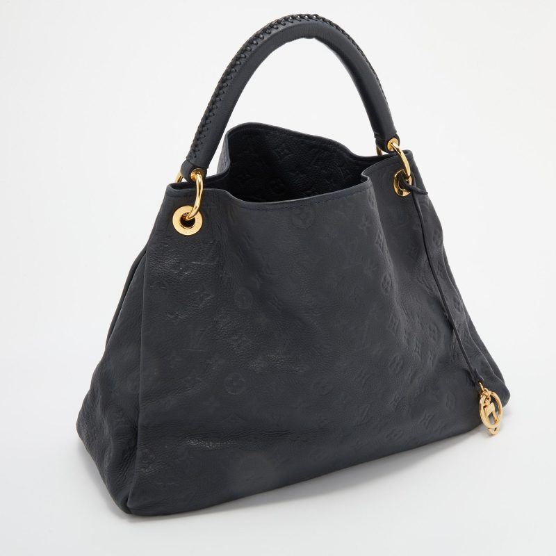 Louis Vuitton Bleu Infini Monogram Empreinte Leather Artsy MM Bag - Logoexplore - Image 3