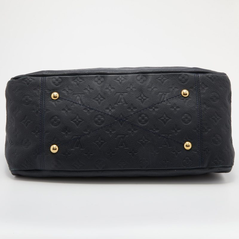 Louis Vuitton Bleu Infini Monogram Empreinte Leather Artsy MM Bag - Logoexplore - Image 6