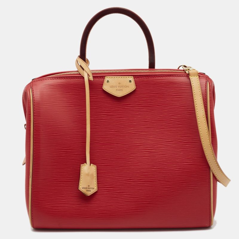 Louis Vuitton Coquelicot Epi Leather Doc PM Bag - Logoexplore